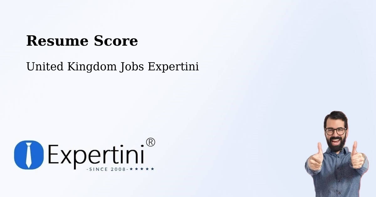 Resume Score & Job Description Match Tool – Reigate - United Kingdom Jobs Expertini